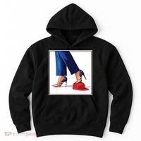 Kamala Harris Heels Stepping On Maga Red Hat Hoodie thumb 0