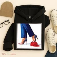 Kamala Harris Heels Stepping On Maga Red Hat Hoodie thumb 4