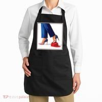 Kamala Harris Heels Stepping On Maga Red Hat Apron thumb 2