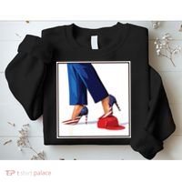 Kamala Harris Heels Stepping On Maga Red Hat Sweatshirt thumb 2