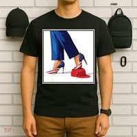 Kamala Harris Heels Stepping On Maga Red Hat T-Shirt thumb 6