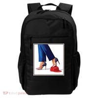 Kamala Harris Heels Stepping On Maga Red Hat Backpack thumb 0