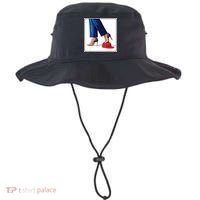 Kamala Harris Heels Stepping On Maga Red Hat Bucket Hat thumb 0