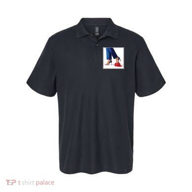 Kamala Harris Heels Stepping On Maga Red Hat Polo