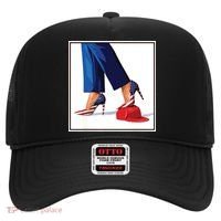Kamala Harris Heels Stepping On Maga Red Hat Hat thumb 0