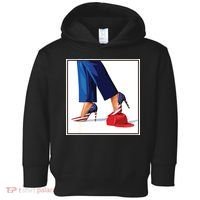 Kamala Harris Heels Stepping On Maga Red Hat Toddler Hoodie thumb 0