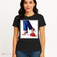 Kamala Harris Heels Stepping On Maga Red Hat Women's T-Shirt thumb 4