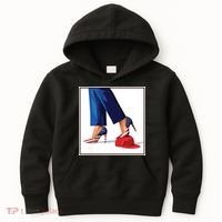 Kamala Harris Heels Stepping On Maga Red Hat Kids Hoodie thumb 0