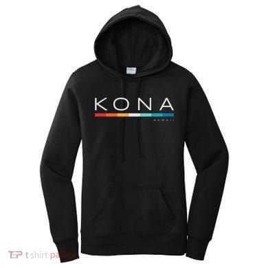 Kona Hawaii Hi Retro Design Women's Hoodie