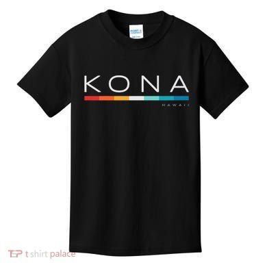 Kona Hawaii Hi Retro Design Kids T-Shirt