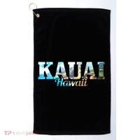 Kauai Hawaii Hawaii Hawaii Islands Surfing Surfer Gift Great Gift Golf Towel thumb 0