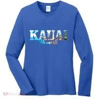 Kauai Hawaii Hawaii Hawaii Islands Surfing Surfer Gift Great Gift Women's Long Sleeve Shirt thumb 0