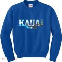 Kauai Hawaii Hawaii Hawaii Islands Surfing Surfer Gift Great Gift Kids Sweatshirt thumb 0