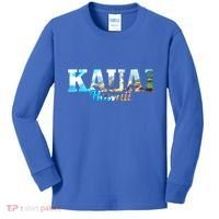 Kauai Hawaii Hawaii Hawaii Islands Surfing Surfer Gift Great Gift Kids Long Sleeve Shirt thumb 0