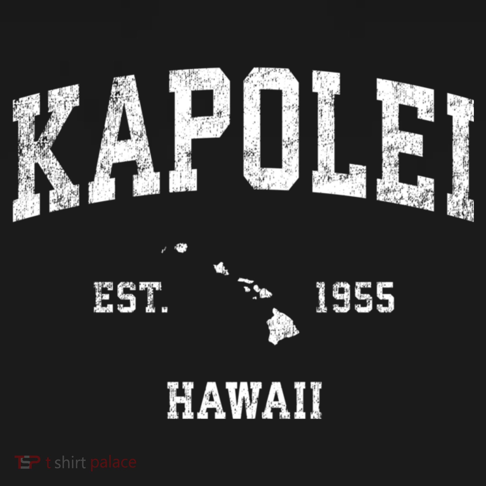 Kapolei Hawaii Hi Vintage Athletic Sports T-Shirt