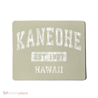 Kaneohe Hawaii Hi Vintage Established Mousepad