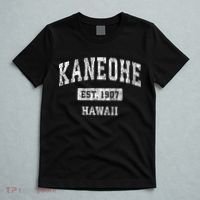 Kaneohe Hawaii Hi Vintage Sports Established T-Shirt thumb 5