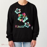 Kauai Hawaii Hawaiian Hibiscus Flowers Women's Sweatshirt thumb 0