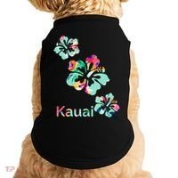 Kauai Hawaii Hawaiian Hibiscus Flowers Doggie Tank thumb 0