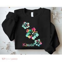 Kauai Hawaii Hawaiian Hibiscus Flowers Sweatshirt thumb 2