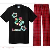 Kauai Hawaii Hawaiian Hibiscus Flowers Pajama Set thumb 0