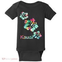Kauai Hawaii Hawaiian Hibiscus Flowers Baby Bodysuit thumb 0