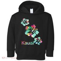 Kauai Hawaii Hawaiian Hibiscus Flowers Toddler Hoodie thumb 0