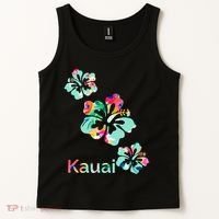 Kauai Hawaii Hawaiian Hibiscus Flowers Tank Top thumb 2