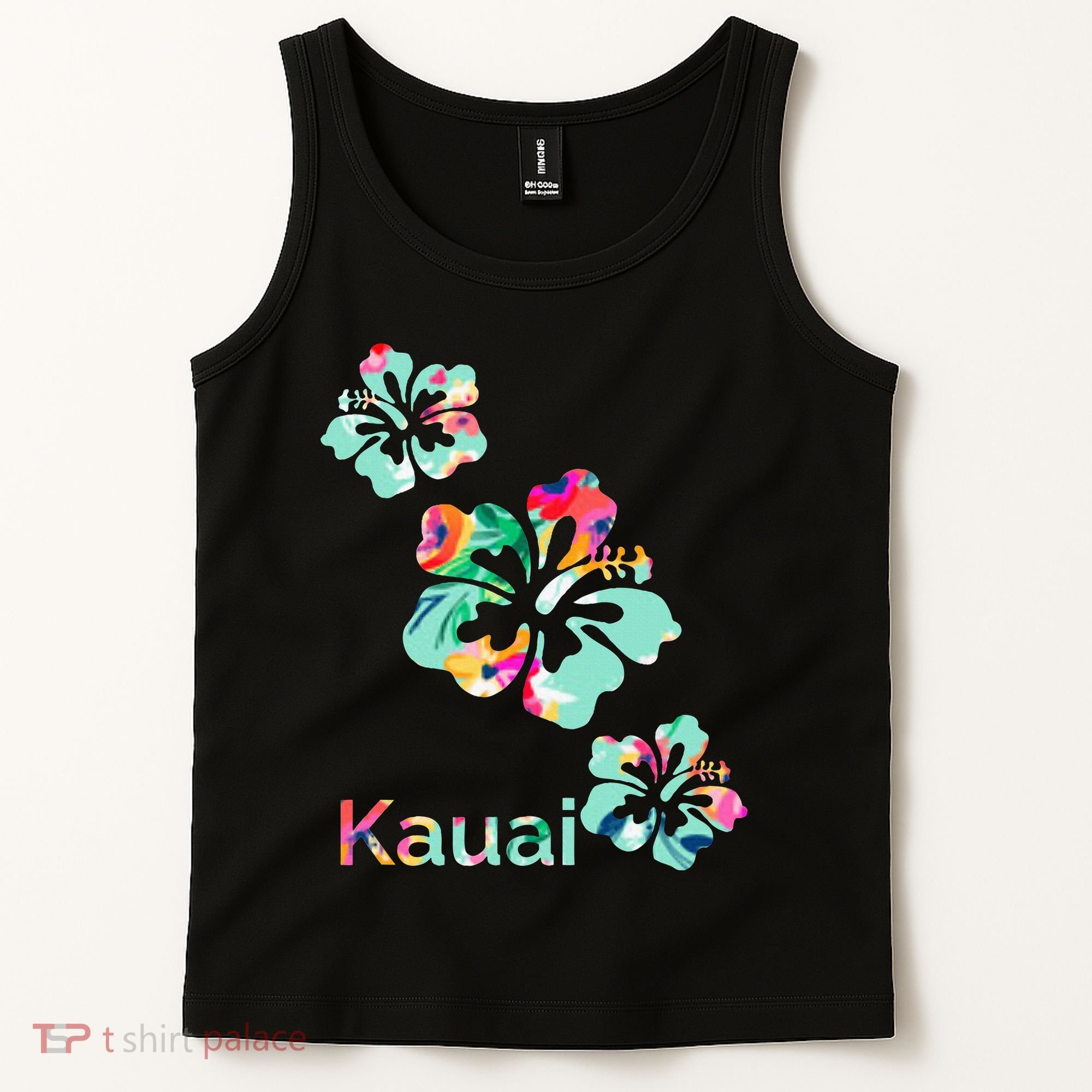 Kauai Hawaii Hawaiian Hibiscus Flowers Tank Top