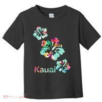 Kauai Hawaii Hawaiian Hibiscus Flowers Toddler T-Shirt thumb 0