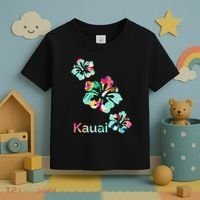 Kauai Hawaii Hawaiian Hibiscus Flowers Toddler T-Shirt thumb 3
