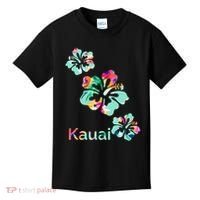 Kauai Hawaii Hawaiian Hibiscus Flowers Kids T-Shirt thumb 0