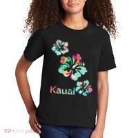 Kauai Hawaii Hawaiian Hibiscus Flowers Kids T-Shirt thumb 2