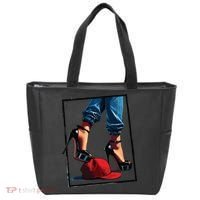 Kamala Harris Heels Stepping On Maga Hat Tote Bag thumb 0