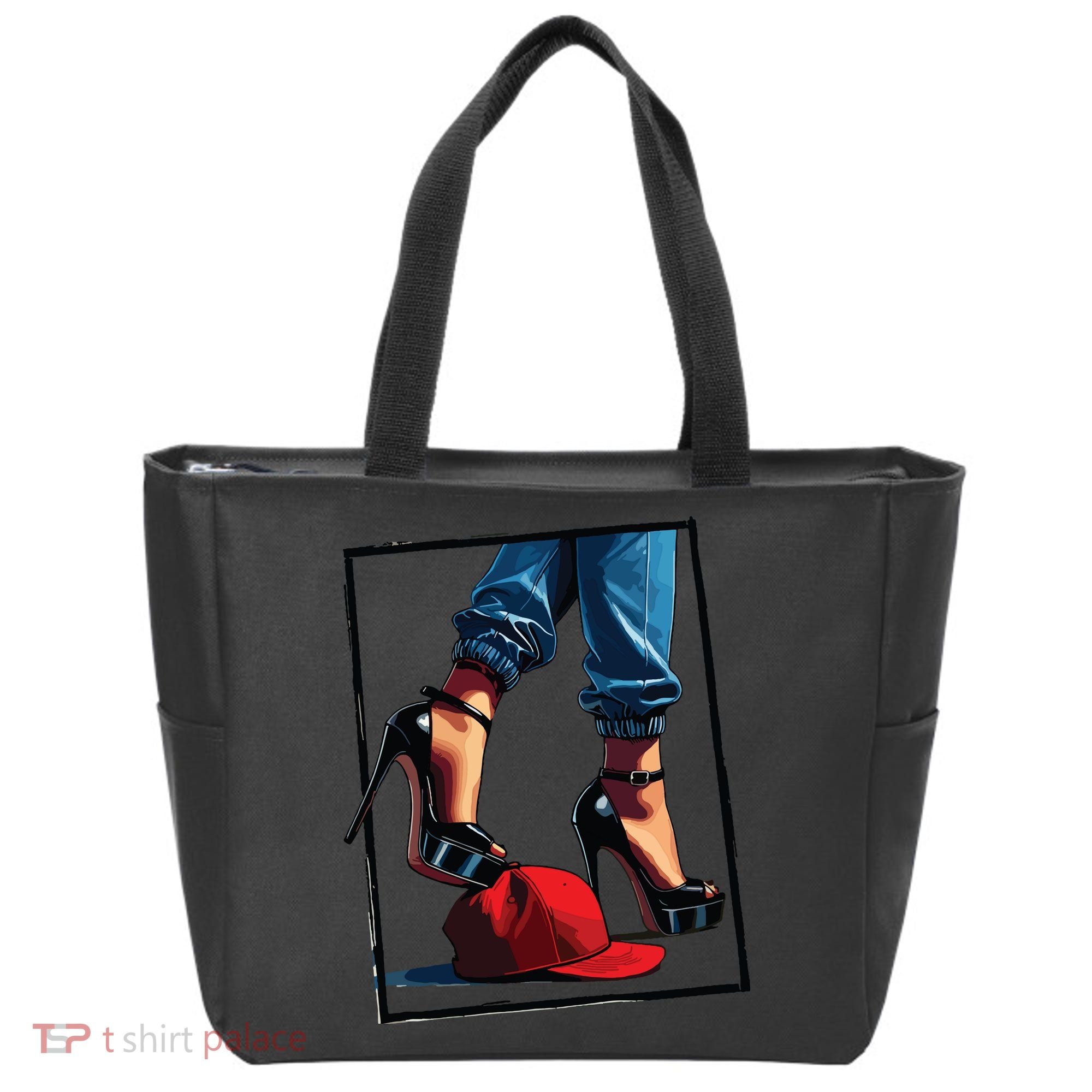 Kamala Harris Heels Stepping On Maga Hat Tote Bag