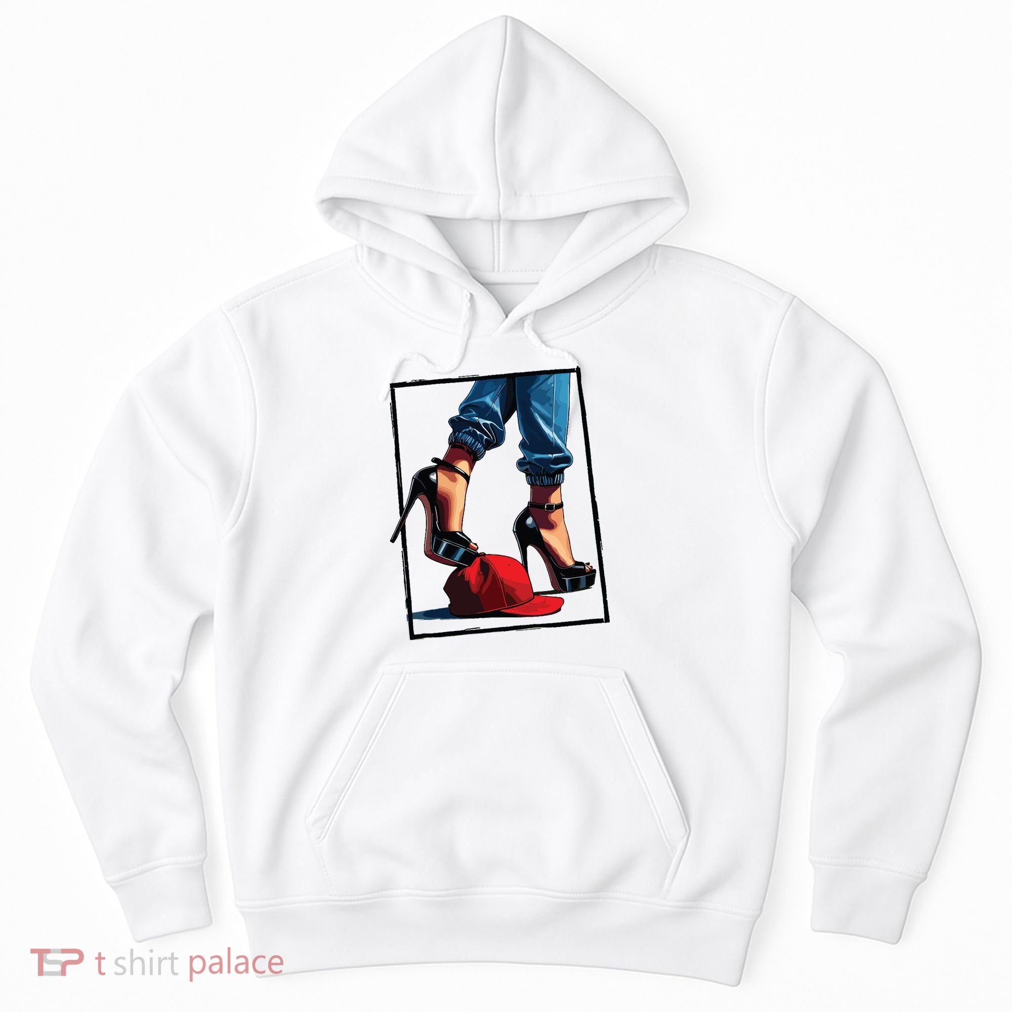 Kamala Harris Heels Stepping On Maga Hat Hoodie