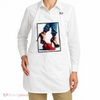 Kamala Harris Heels Stepping On Maga Hat Apron thumb 2