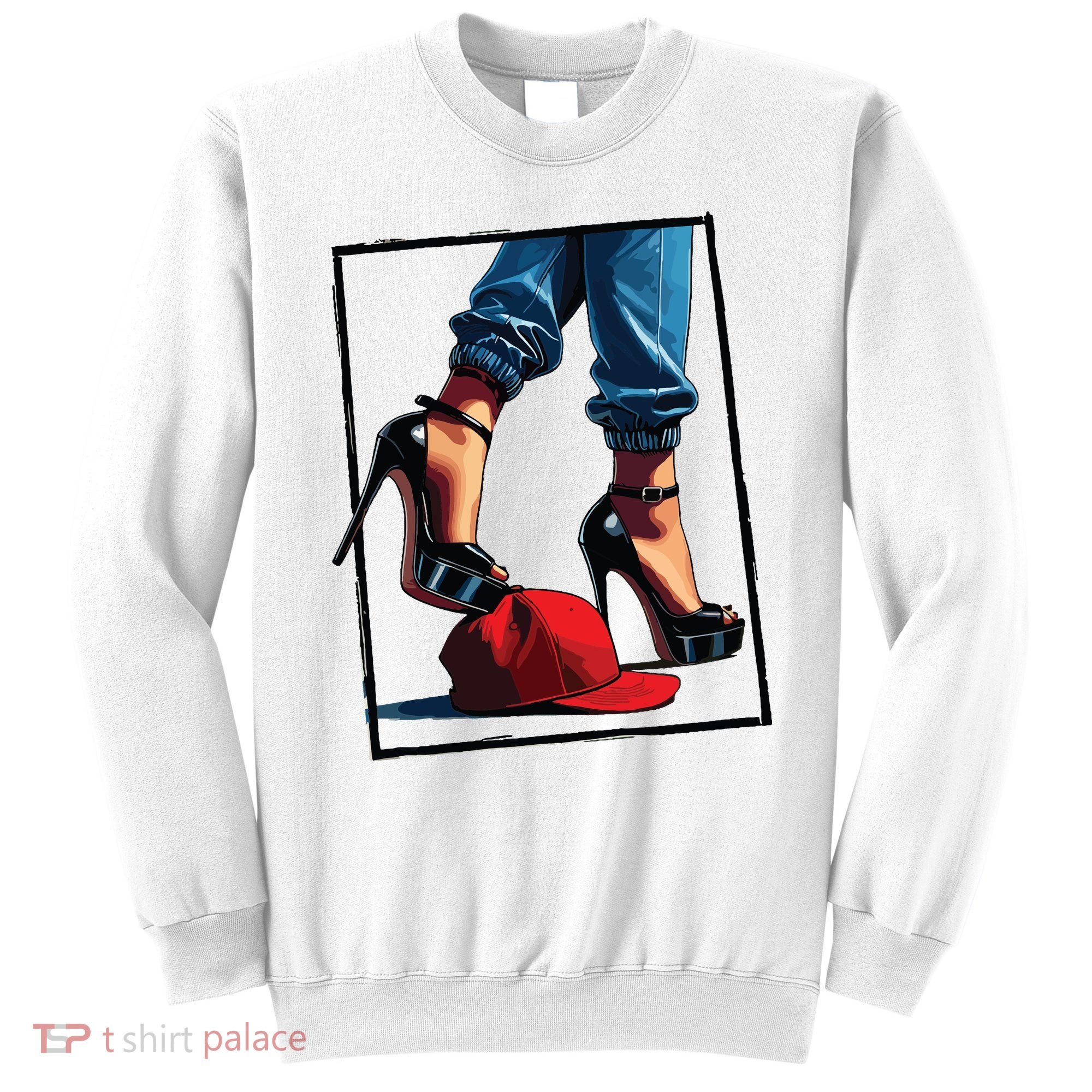 Kamala Harris Heels Stepping On Maga Hat Sweatshirt