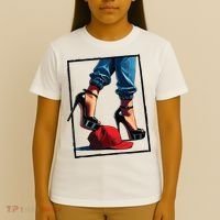 Kamala Harris Heels Stepping On Maga Hat T-Shirt thumb 4
