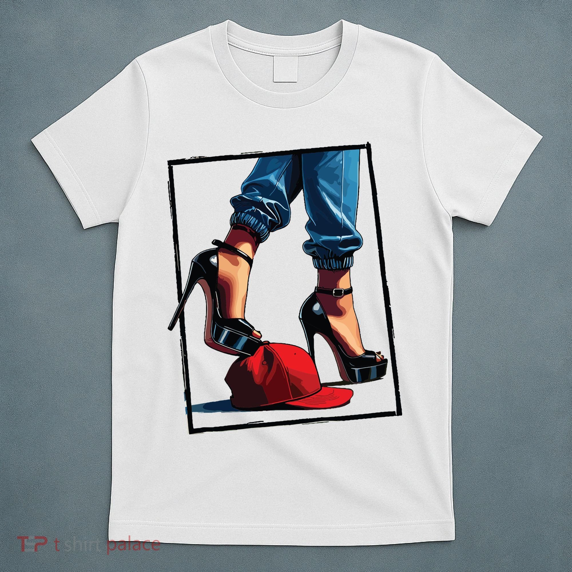Kamala Harris Heels Stepping On Maga Hat T-Shirt