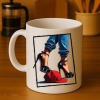 Kamala Harris Heels Stepping On Maga Hat Coffee Mug thumb 4