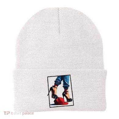 Kamala Harris Heels Stepping On Maga Hat Beanie