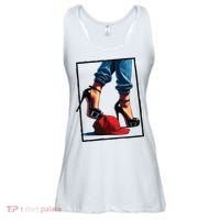 Kamala Harris Heels Stepping On Maga Hat Ladies Essential Flowy Tank thumb 0