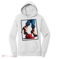 Kamala Harris Heels Stepping On Maga Hat Women's Hoodie thumb 0