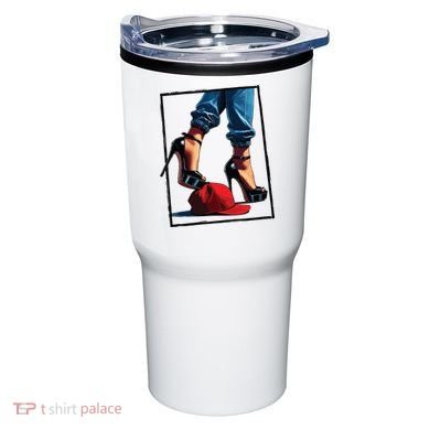 Kamala Harris Heels Stepping On Maga Hat Tumbler