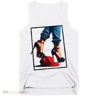Kamala Harris Heels Stepping On Maga Hat Tank Top