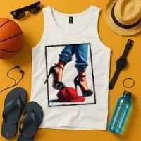 Kamala Harris Heels Stepping On Maga Hat Tank Top thumb 4