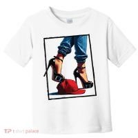 Kamala Harris Heels Stepping On Maga Hat Toddler T-Shirt thumb 0