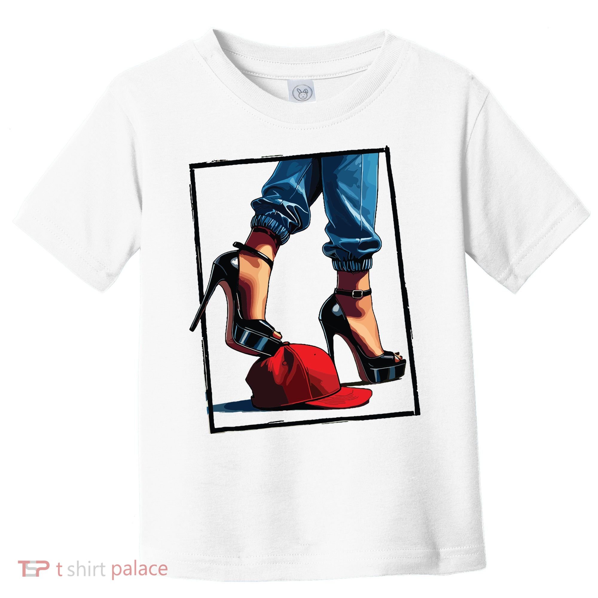 Kamala Harris Heels Stepping On Maga Hat Toddler T-Shirt
