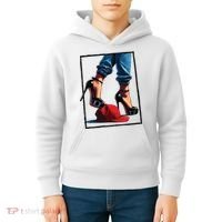 Kamala Harris Heels Stepping On Maga Hat Kids Hoodie thumb 4